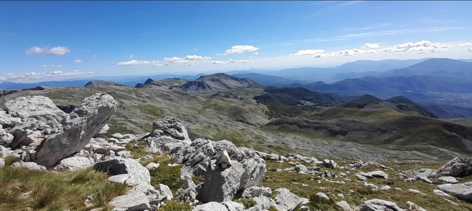 Monte Meta seen from above